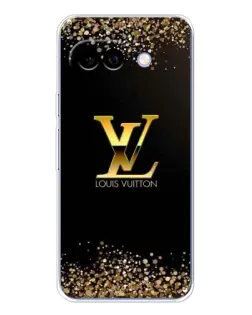 Чехол для Google Pixel 9A с картинкой «LV — золотые искры»