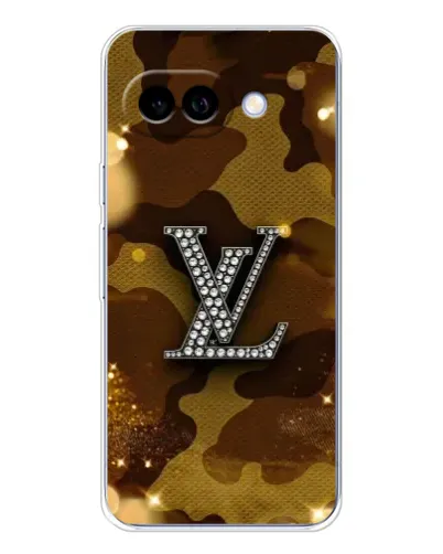 Чехол для Google Pixel 9A с картинкой «Камуфляжный Louis Vuitton»