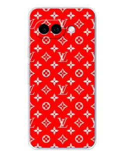 Чехол для Google Pixel 9A с картинкой «Яркий паттерн LV»