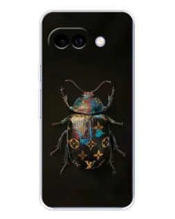 Чехол для Google Pixel 9A с картинкой «LV — мраморный принт»