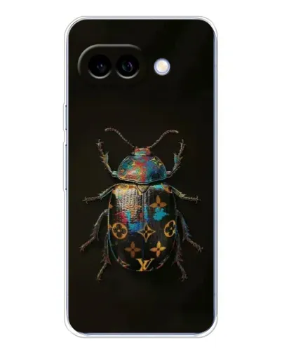 Чехол для Google Pixel 9A с картинкой «LV — мраморный принт»