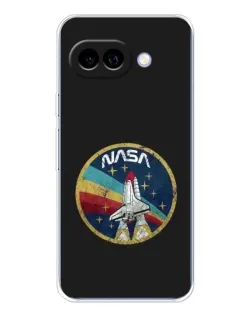 Чехол для Google Pixel 9A с картинкой «NASA — эмблема миссии»