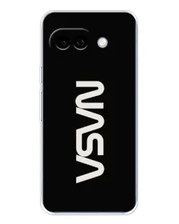 Чехол для Google Pixel 9A с картинкой «NASA — вертикальный логотип»