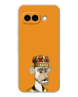 Чехол для Google Pixel 9A с картинкой «Золотая обезьяна Bored Ape»