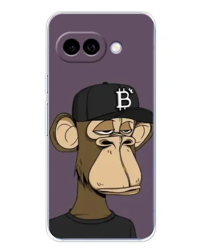 Чехол для Google Pixel 9A с картинкой «Bored Ape в кепке»