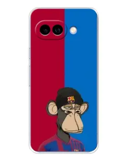 Чехол для Google Pixel 9A с картинкой «Bored Ape — фанат Барсы»