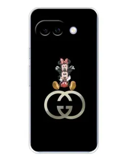 Чохол для Google Pixel 9A з картинкою «Мінні Маус на лого»