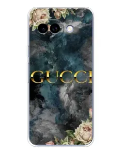 Чехол для Google Pixel 9A с картинкой «Абстрактные цветы Gucci»