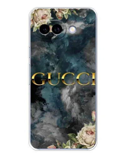 Чехол для Google Pixel 9A с картинкой «Абстрактные цветы Gucci»