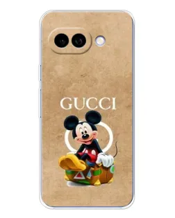 Чохол для Google Pixel 9A з картинкою «Міккі Маус Gucci — крафт»
