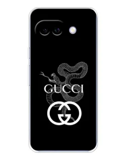 Чохол для Google Pixel 9A з картинкою «Gucci — срібна змія»