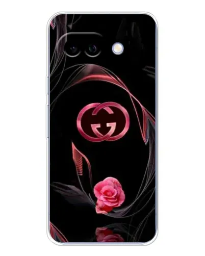 Чохол для Google Pixel 9A з картинкою «Gucci — неонова троянда»