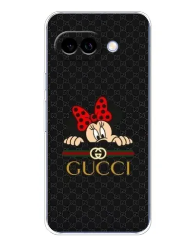 Чохол для Google Pixel 9A з картинкою «Мінні Маус Gucci — чорний»