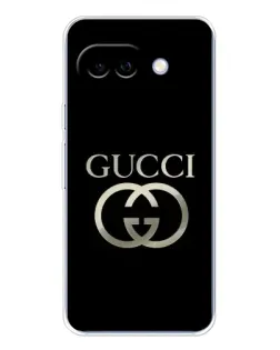 Чохол для Google Pixel 9A з картинкою «Gucci — золото на чорному»