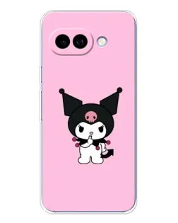 Чехол для Google Pixel 9A с картинкой «Kuromi — розовая нежность»