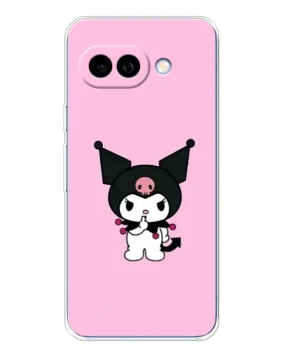 Чехол для Google Pixel 9A с картинкой «Kuromi — розовая нежность»