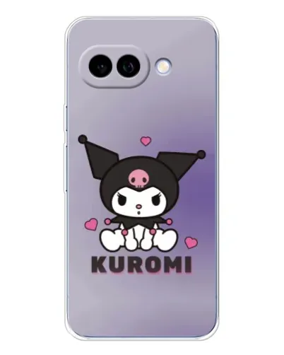 Чехол для Google Pixel 9A с картинкой «Kuromi — фиолетовый арт»