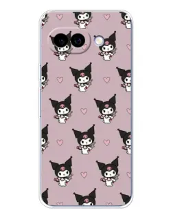 Чехол для Google Pixel 9A с картинкой «Kuromi — ночной сон»