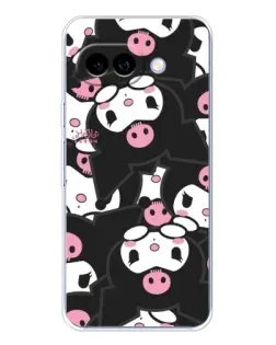 Чехол для Google Pixel 9A с картинкой «Kuromi с сердечком»