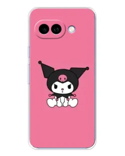 Чехол для Google Pixel 9A с картинкой «Хмурая Kuromi»