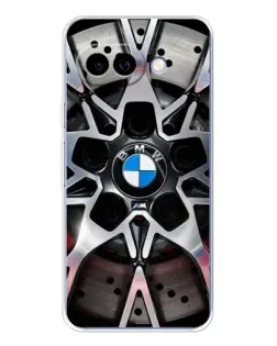 Чехол для Google Pixel 9A с картинкой «BMW — деталь диска»