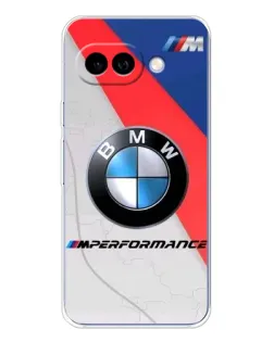 Чехол для Google Pixel 9A с картинкой «BMW Performance стиль»