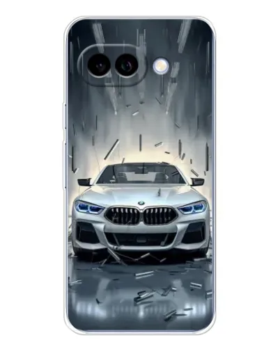 Чохол для Google Pixel 9A з картинкою «BMW у світлі фар»