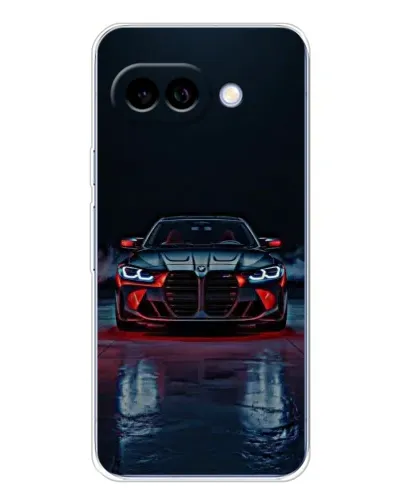 Чохол для Google Pixel 9A з картинкою «BMW на мокрій дорозі»