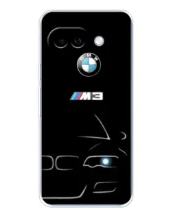 Чохол для Google Pixel 9A з картинкою «Мінімалістичний принт BMW M3»