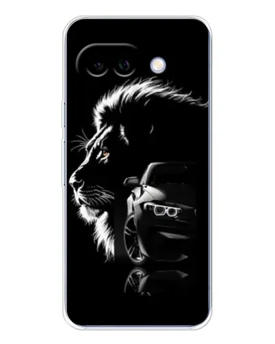 Чохол для Google Pixel 9A з картинкою «BMW та лев»