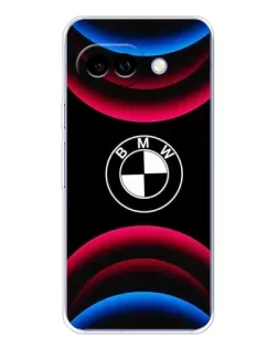 Чохол для Google Pixel 9A з картинкою «Логотип BMW та неонові дуги»