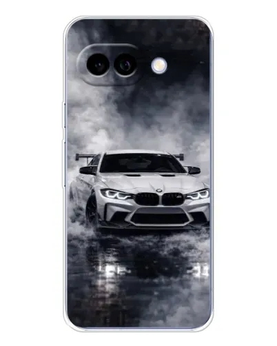 Чохол для Google Pixel 9A з картинкою «BMW крізь туман»
