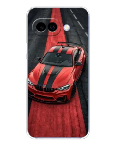 Чохол для Google Pixel 9A з картинкою «BMW на червоній доріжці»