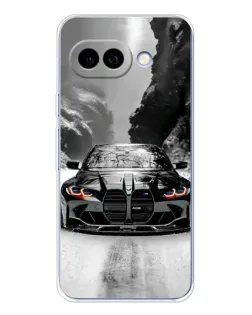 Чохол для Google Pixel 9A з картинкою «BMW — акварельний дрифт»