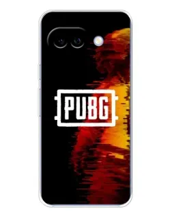 Чехол для Google Pixel 9A с картинкой «Яркий логотип PUBG»