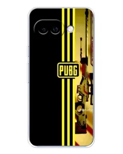 Чехол для Google Pixel 9A с картинкой «PUBG — камуфляжный шлем»