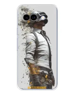 Чехол для Google Pixel 9A с картинкой «PUBG — боец в пыли»