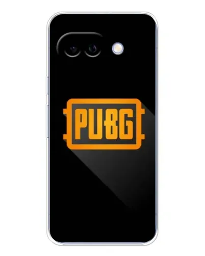 Чехол для Google Pixel 9A с картинкой «PUBG — рамка лого»