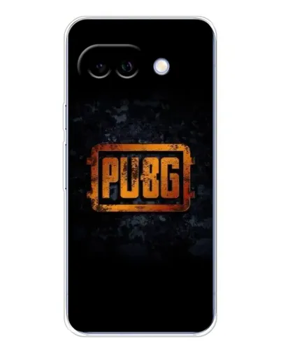 Чехол для Google Pixel 9A с картинкой «PUBG — золотой логотип»