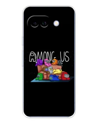 Чехол для Google Pixel 9A с картинкой «Логотип Among Us»