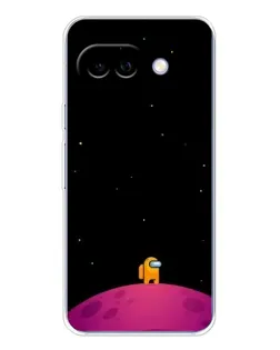 Чехол для Google Pixel 9A с картинкой «Одинокий герой на планете»