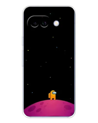 Чехол для Google Pixel 9A с картинкой «Одинокий герой на планете»