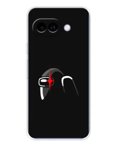 Чехол для Google Pixel 9A с картинкой «Among Us шлем»
