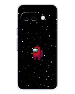 Чехол для Google Pixel 9A с картинкой «Красный Among Us»