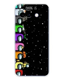 Чехол для Google Pixel 9A с картинкой «Команда Among Us»