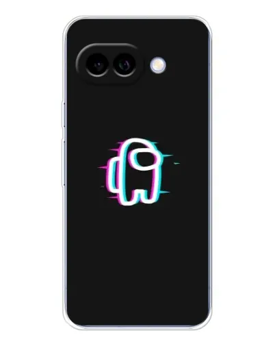 Чехол для Google Pixel 9A с картинкой «Among Us неон»