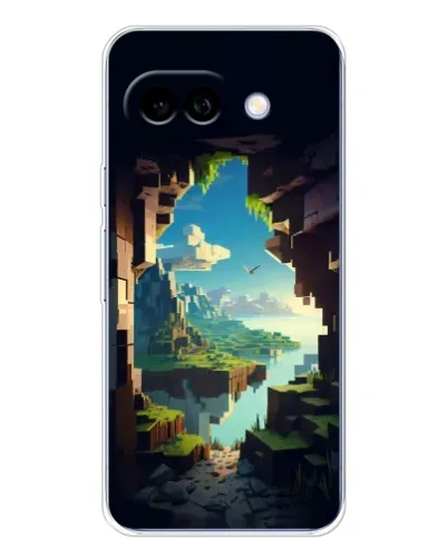 Чехол для Google Pixel 9A с картинкой «Вид из пещеры»