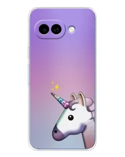Чехол для Google Pixel 9A с картинкой «Единорог градиент»