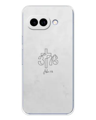 Чехол для Google Pixel 9A с картинкой «Иоанна 3:16 Крест»