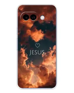 Чехол для Google Pixel 9A с картинкой «Сияние Имени Jesus»